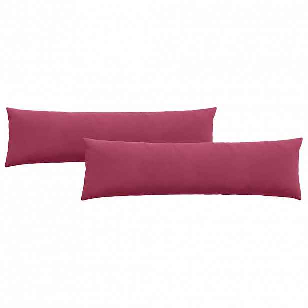 vidaXL Pohovkové polštáře 2 pcs Víno Červené 145 x 40 cm