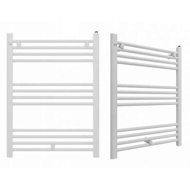 Koupelnový Radiátor Bílý 60/80 cm Žebříkový Radiátor Moderní Puerto