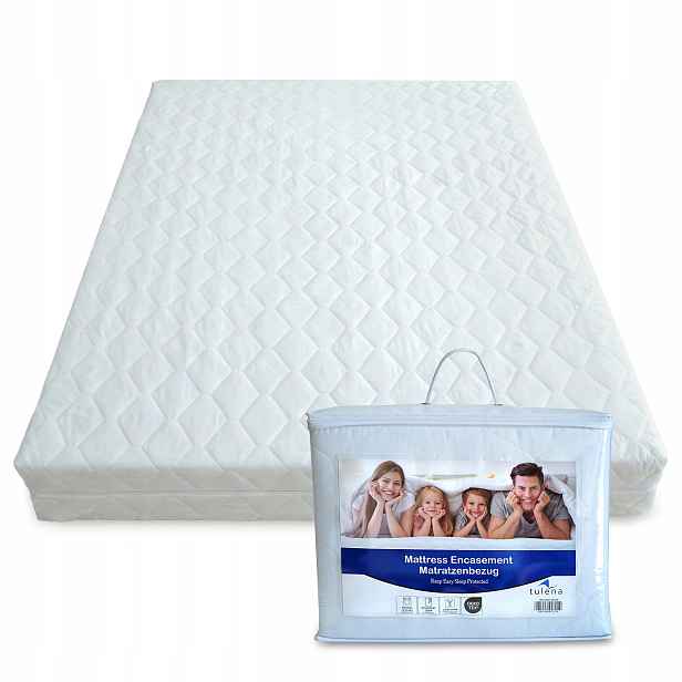 Povlak na Matrace 100 x 200 15 cm Prodyšný 3-stranný zip Oeko-tex