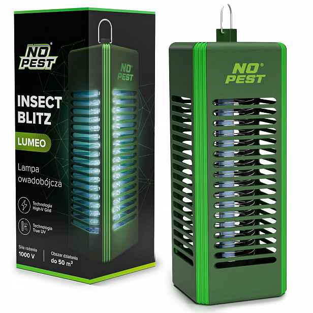 Uv Lampa Proti Komárům, Hmyzu, Elektrická, Hrubá, Lumeo Zelená