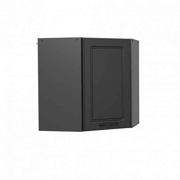 Vicco ROHOVÝ VĚŠÁK NA STĚNU R-Line Antracitový venkovský dům 57 cm