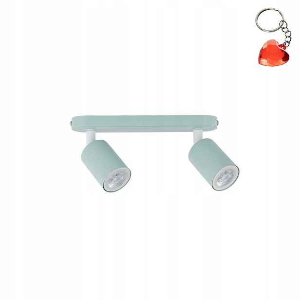 Lampa Spot Reflektor Pohyblivý Zelený Livia 2xGU10 Moderní Tk Lighting