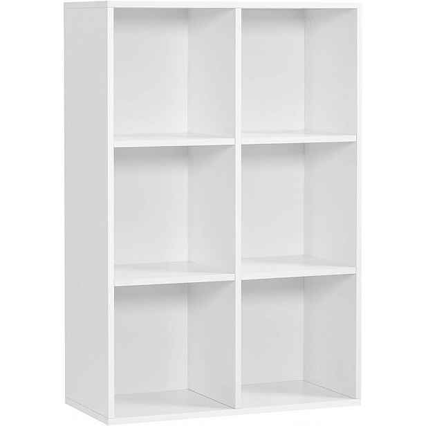 Regál organizér police skříňka Songmics 50 cm x 106 cm x 24 cm bílá