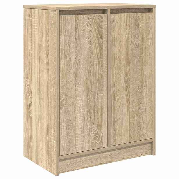 vidaXL Botník dub sonoma 57x34x76 cm kompozitní dřevo