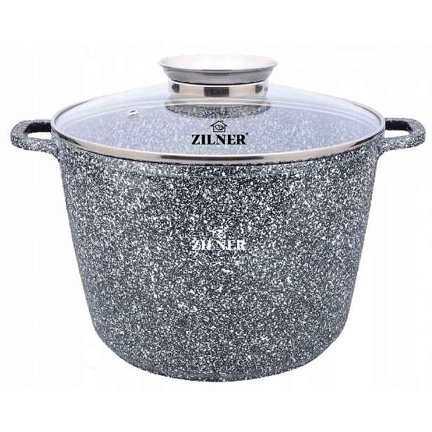 Vysoký Hrnec Mramorový kotlík Indukce Plyn Premium 6.2L/24cm Zilner