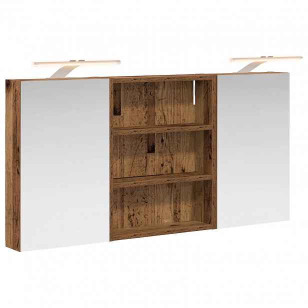 vidaXL Sada koupelnových skříněk 3 ks 100 x 10,5 x 50 cm
