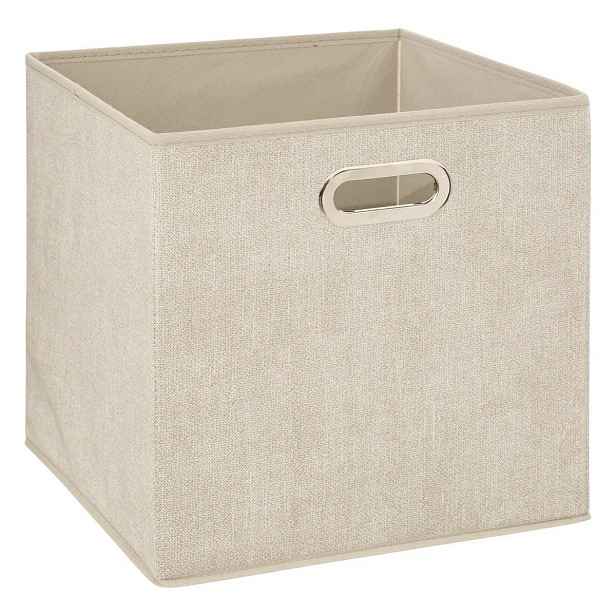 5five Simply Smart Úložný box KATIA 31x31 cm béžový