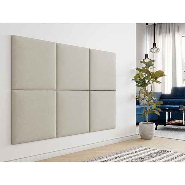 Čalouněný panel 60x60 PAG - béžový
