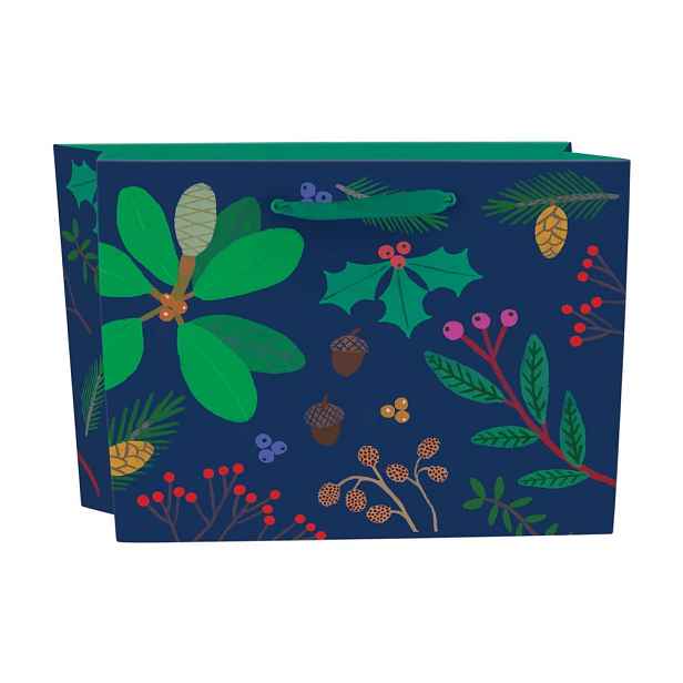 Dárková taška s vánočním motivem 35x14,5 cm Holly Berry – Roger la Borde