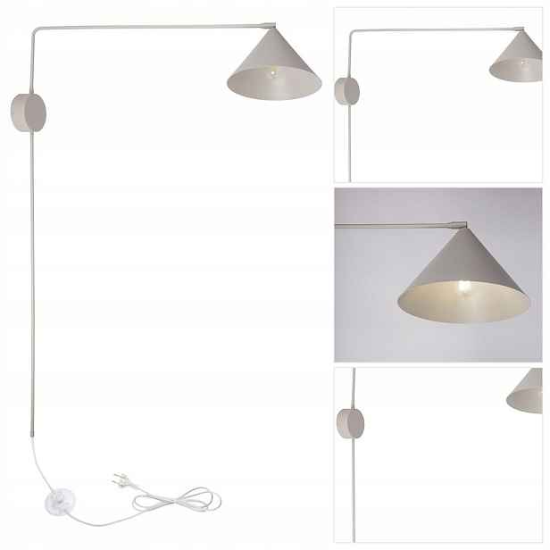 Nástěnné svítidlo Magic šedé s pohyblivým zdrojem u stolu v pracovně Sigma Lighting