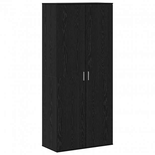 vidaXL Vysoký bufet 80 x 39 x 178 cm Kompozitní dřevo Černý dub