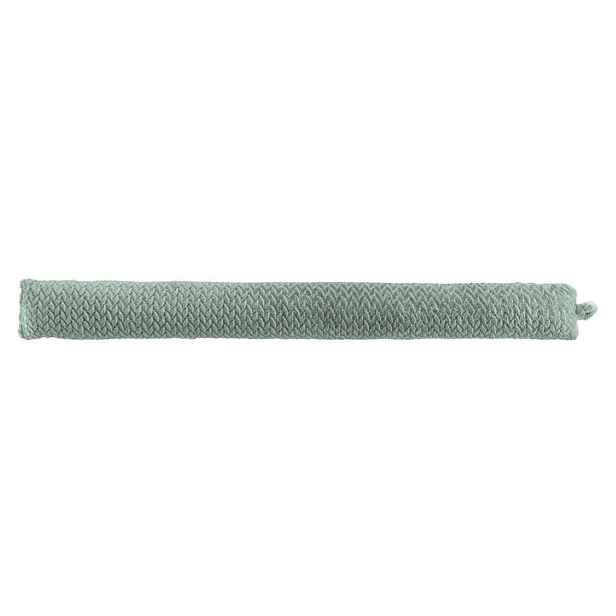 Zelená ochrana proti průvanu 10x80 cm Flanela – douceur d'intérieur