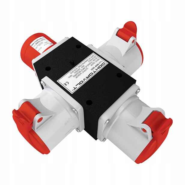 3FAZOVÝ Síťový Rozdělovač 1x32A 3x32A IP44 6383