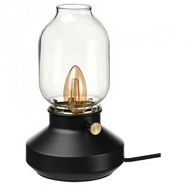 Ikea Tarnaby Stolní lampa s možností stmívání Antracit, 25 cm