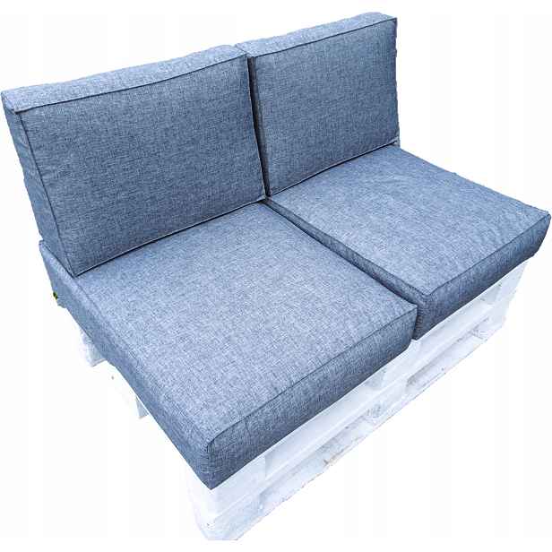 Polštáře na Jednu Euro-paletu sada 4 ks 80 X 60 Silver Marine