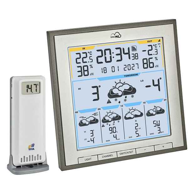 TFA 35.8105.10 - Bezdrátová WiFi meteostanice s chytrou předpovědí TFA.me ID-08
