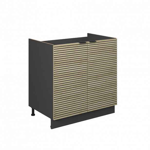 Vicco SKŘÍŇKA POD DŘEZ Fame-Line Dubový panel 80 cm bez pracovní desky