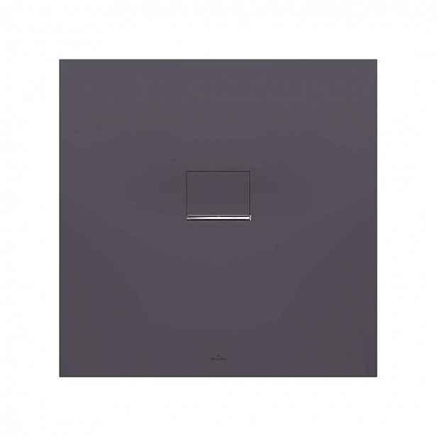 Villeroy & Boch Squaro Infinity - Sprchová vanička, 90x90 cm, Quaryl, antracit UDQ9090SQI1V-1S