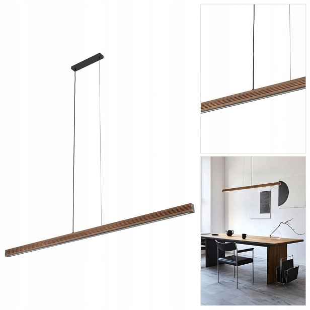 Závěsná černá Viga výškově nastavitelná zlatá záři v kuchyni Tk Lighting