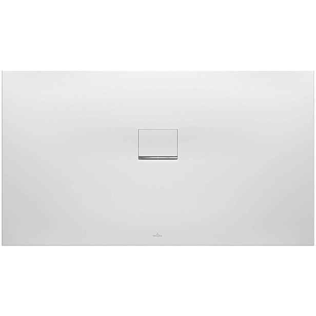 Villeroy & Boch Squaro Infinity - Sprchová vanička, 90x120 cm, Quaryl, Stone White UDQ1290SQI2V-RW