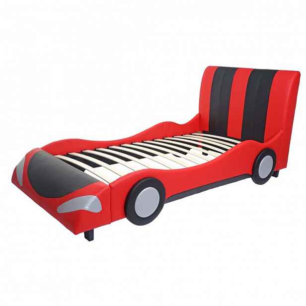 Dětská postel auto HWC-E14 Červená