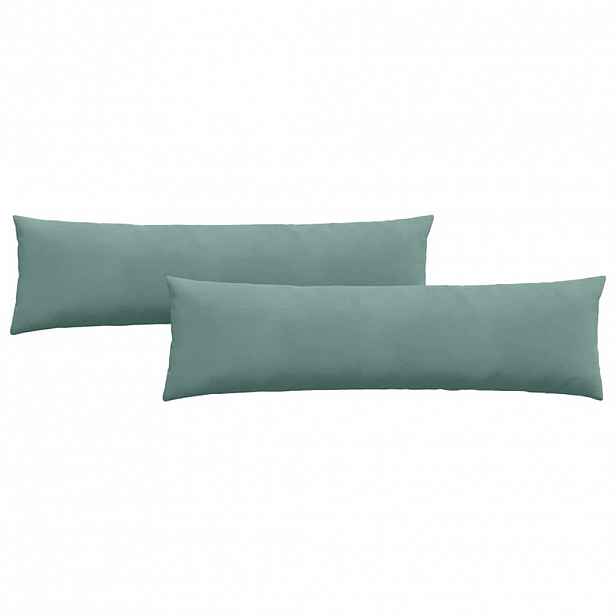 vidaXL Pohovkové polštáře 2 pcs Mořská zelená 145 x 40 cm