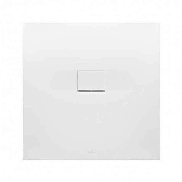 Villeroy & Boch Squaro Infinity - Sprchová vanička, 90x90 cm, Quaryl, Stone White UDQ9090SQI1V-RW