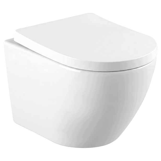 Miska Wc wisząca, bezrantowa z deską Veldman Verona