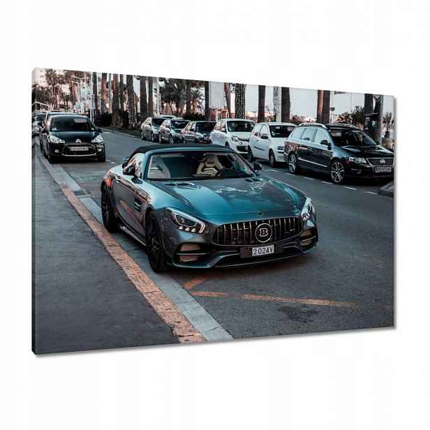 Obrazy 100x70 Černé auto Bentley
