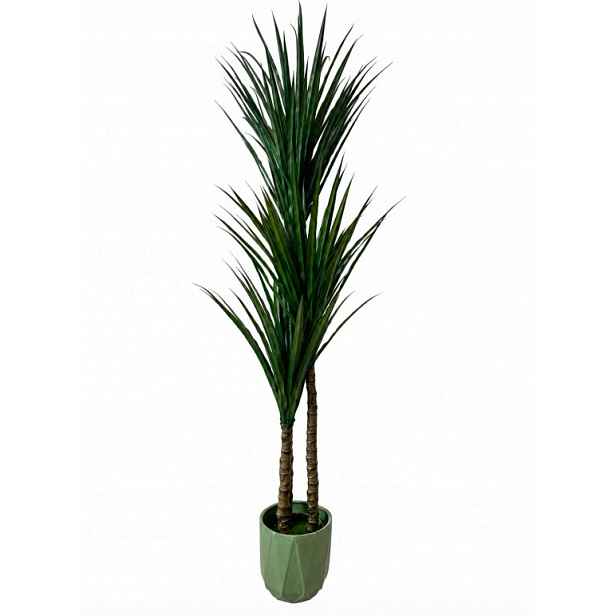 Umělý stromek dracaena 170 cm pro interiéry domů, kanceláří, galerií