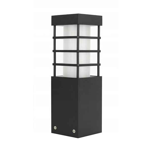 Venkovní zahradní sloupková lampa moderní černá 25 cm IP54 Su-ma