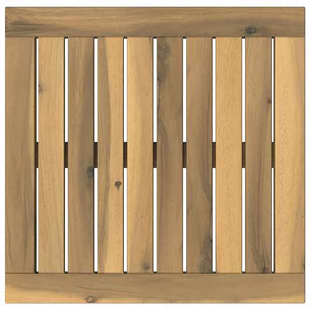 vidaXL Deska stolu 40,5 x 40 x 2 cm Obdélníkový Masivní akátové dřevo