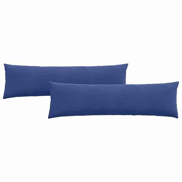 vidaXL Pohovkové polštáře 2 pcs Policová modrá 145 x 40 cm