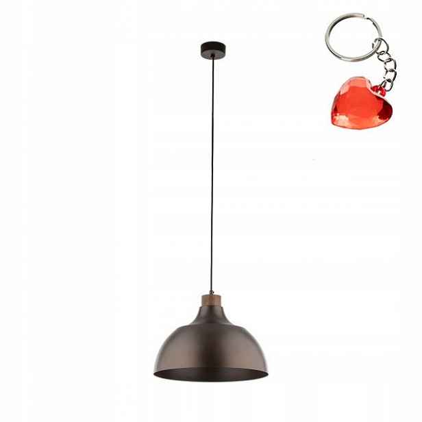 Závěsná stropní lampa Stropní Svítidlo Cap Hnědá E27 Moderní Tk Lighting