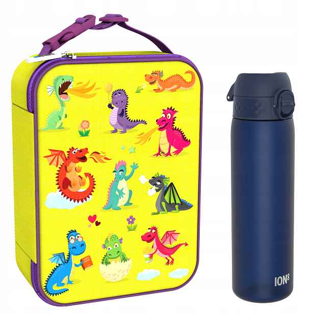 Láhev Na Pití 0,5L Termotaška Na Lunch Bag Snídaňová Taška Snídaně Oběd ION8