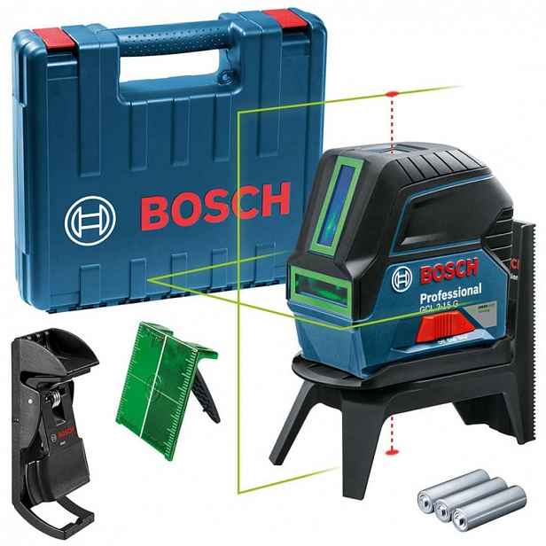 Bosch - Kombinovaný laser, dosah 15 m, s příslušenstvím 0601066J00