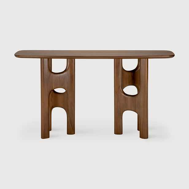 Konzolový stolek Flow 150 cm – teak wild brown - Ethnicraft