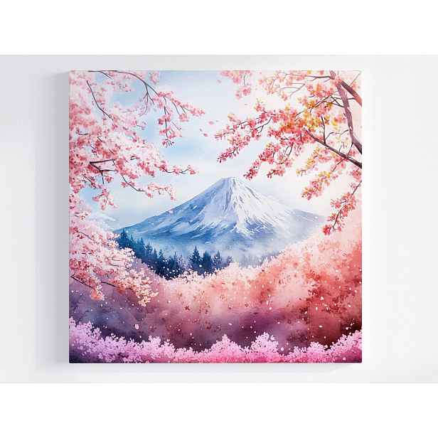 Obraz Na Plátně Canvas Krajina Japonsko Hora Sopka Fuji Fudži Asie 50x50