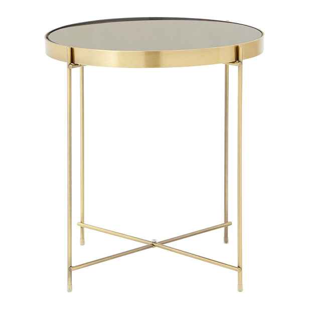 Skleněný kulatý odkládací stolek ø 43 cm Allure  – Premier Housewares