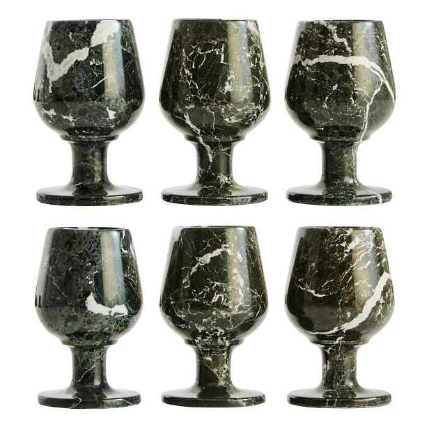 Skleničky v sadě 6 ks na panáky 180 ml Marmore – Premier Housewares