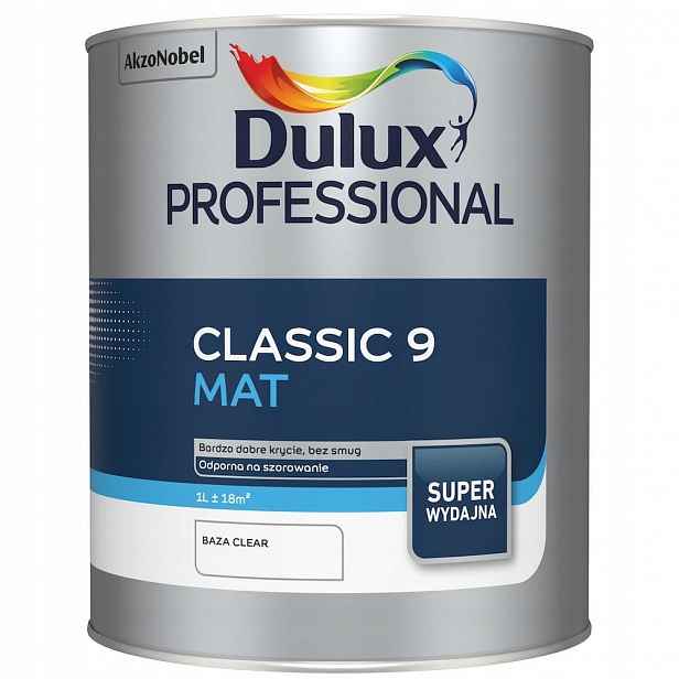 Classic 9 bílá báze 4,44L Dulux Professional