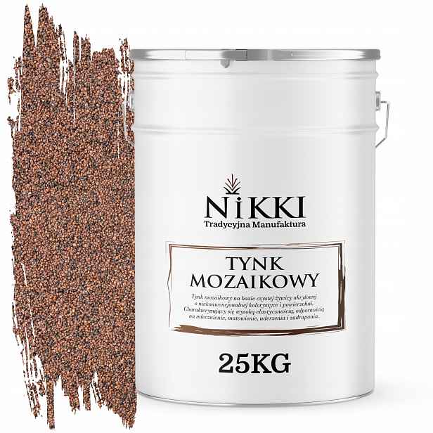 Mozaiková Pryskyřičná Omítka 25 Kg Vnitřní Vnější Barva Hnědá Tmavá M73