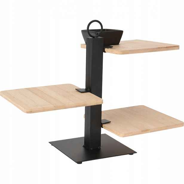 Podnos pro servírování občerstvení, 3-úrovňová, 27 cm