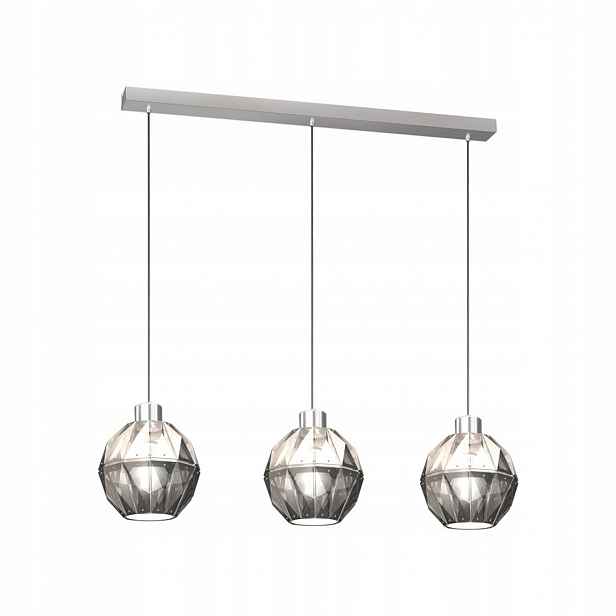 Trojitá chromová závěsná lampa 3xE27 Como ML573 Eko-light