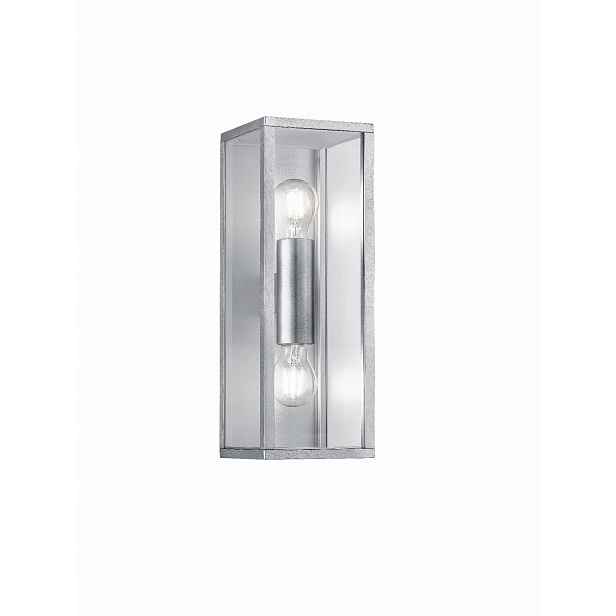 Fasádní lampa venkovní nástěnná stříbrná Trio