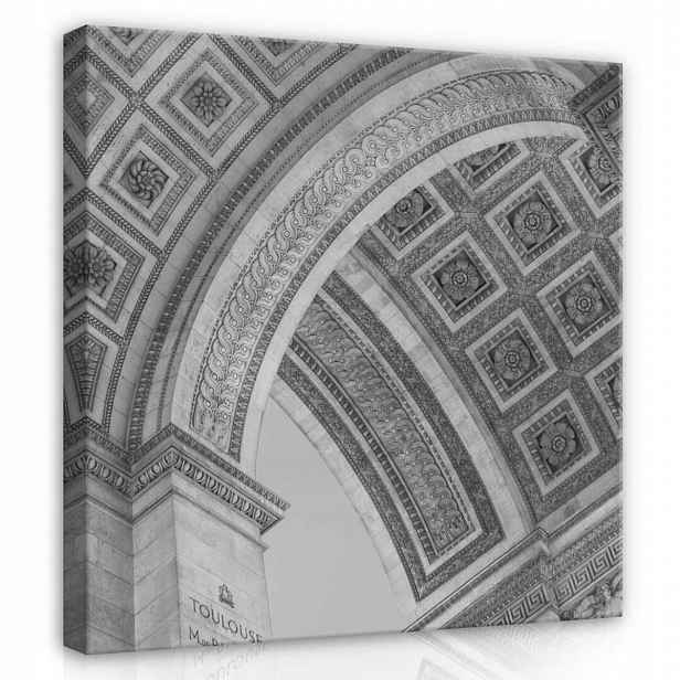 Obraz Na Plátně Canvas 80x80 Francie Paříž Vítězný Oblouk Architektura
