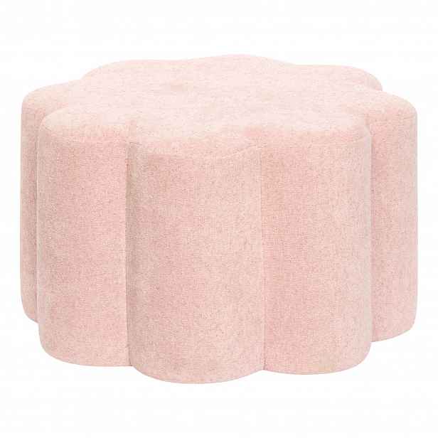 Taburet Ø 50 CM X 30 CM Růžová Mdf