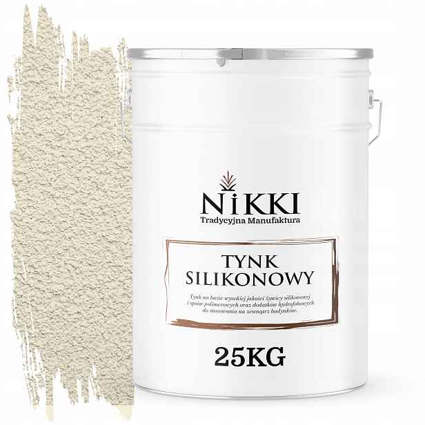 Silikonová Omítka Fasádní Bílá Lomená Do Žluta F641 25KG Zrno 3.0mm