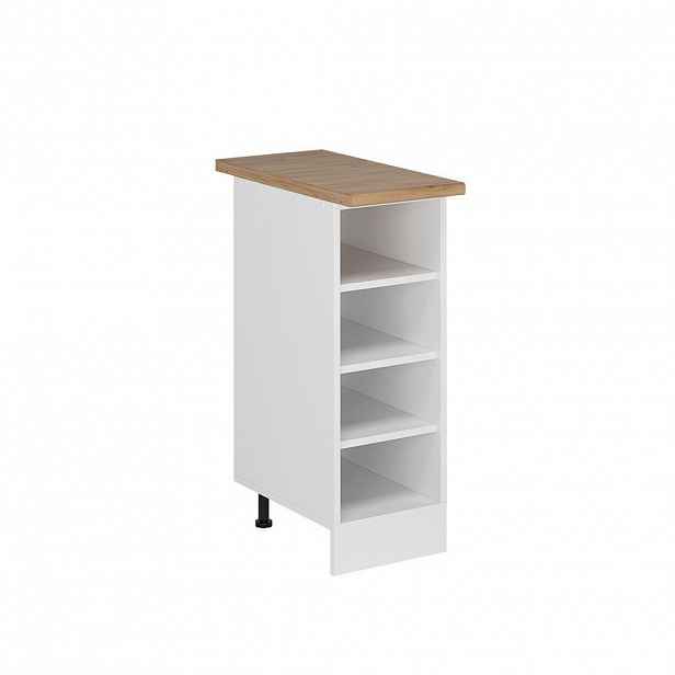 Vicco POLICE KUCHYŇ R-Line Bílá 30 cm , AP Oak