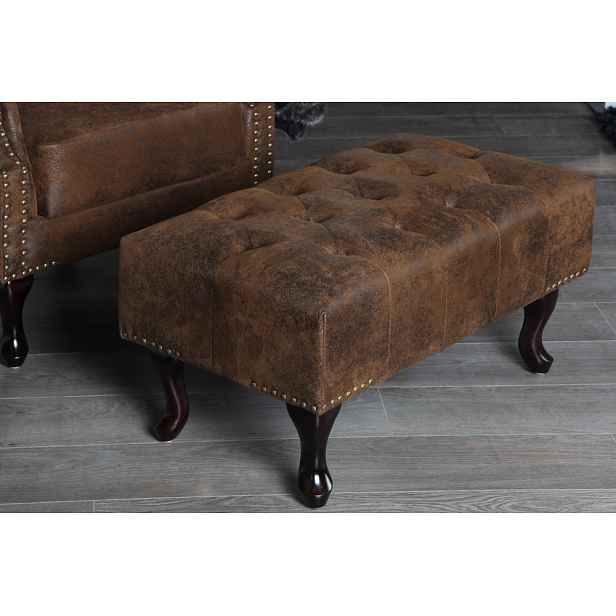 Chesterfield taburet MIDAS Dekorhome